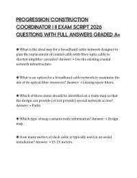 PROGRESSION CONSTRUCTION COORDINATOR I II EXAM SCRIPT 2026 QUESTIONS WITH FULL ANSWERS GRA
