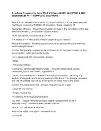 Prophecy Progressive Care RN B V3 Exam (2025) QUESTIONS AND (elaborated) ANSWERS