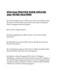 WGU D169 PRACTICE GUIDE UPDATED 2026 TESTED SOLUTIONS