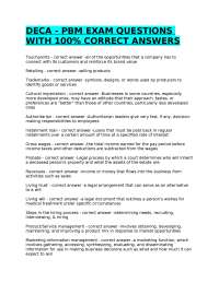 DECA - PBM EXAM QUESTIONS WITH 100% CORRECT ANSWERS