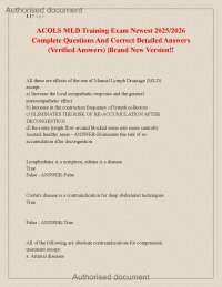 ALPP CLC Exam 1 Preparation Actual Exam Newest 20252026 Complete Questions And Answers