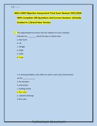 WGU D469 Objective Assessment (OA) Final Exam Operations & Quality Management Practice