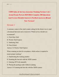 USPS Sales & Services Exam Preparation Complete Study and Practice Guide (2025 Edition)