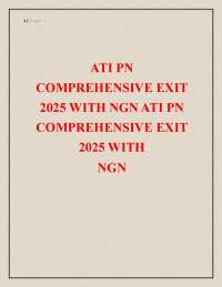 ATI PN Comprehensive Exit Exam 2025 with NGN Practice Questions
