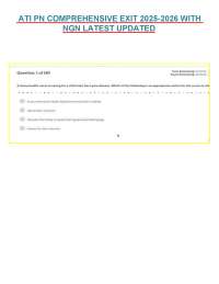 ATI PN COMPREHENSIVE EXIT 2025-2026 WITH NGN LATEST UPDATED