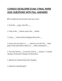 COPADO DEVELOPER EXAM 3 FINAL PAPER 2026 QUESTIONS WITH FULL ANSWERS
