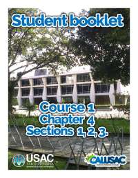 Chapter 4 Booklet 1,2,3.4
