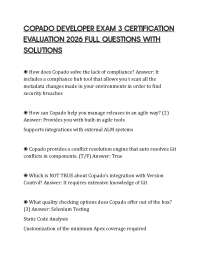 COPADO DEVELOPER EXAM 3 CERTIFICATION EVALUATION 2026 FULL QUESTIONS WITH SOLUTIONS