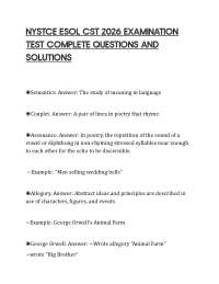 NYSTCE ESOL CST 2026 EXAMINATION TEST COMPLETE QUESTIONS AND SOLUTIONS