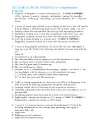 ATI PN (Practical Nursing) A+ Comprehensive Predictor – Exam Questions & Rationales | Prac