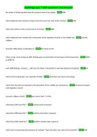 audiology quiz 7 with questions and answers