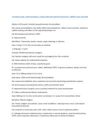 Paramedic Drugs – National Registry | Study Guide with Questions & Answers | NREMT Exam Pr