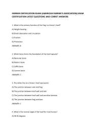 FARRIER CERTIFICATION EXAM (AMERICAN FARRIER'S ASSOCIATION) EXAM CERTIFICATION LATEST QUE