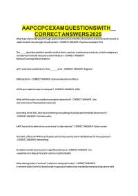 AAPC CPC Exam Questions with Correct Answers 2026 | Certified Professional Coder Complete
