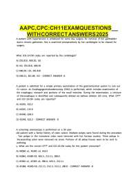 AAPC CPC – Chapter 11 Exam Questions with Correct Answers 2026 | Complete Certification St