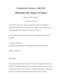 Philosophy. Background and concept for introduction