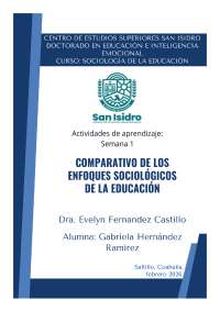 la sociología de la educación