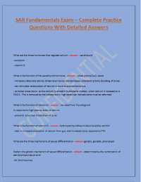 SAR Fundamentals Exam – Complete Practice Questions With Detailed Answers