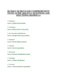 BUNDLE MCDB EXAMS COMPREHENSIVE STUDY GUIDE 2026 FULL QUESTIONS AND SOLUTIONS GRADED A+