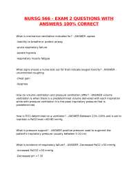 NURSG 566 - EXAM 2 QUESTIONS WITH ANSWERS 100% CORRECT.