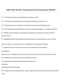 MARK 3000 Grantham Final Questions with Correct Solutions 2026/2027
