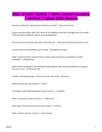 IBEC Study Guide Q&A 100% Correct | Verified Latest 2026/2027 Version