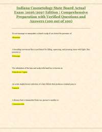 Indiana Cosmetology State Board Actual Exam |2026/2027 Edition | Comprehensive Prep