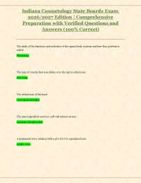 Indiana Cosmetology State Boards Exam| 2026/2027 Edition | Comprehensive Preparation