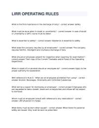 LIRR OPERATING RULES-----------------LIRR OPERATING RULES