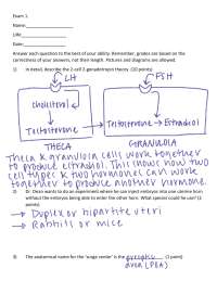 (ANSC 431) Practice Exam 1