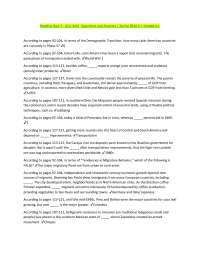 Reading Quiz 3 - GCU 323| Questions and Answers | Spring 2026 A | Graded A+.