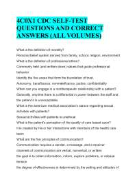 4C0X1 CDC SELF-TEST QUESTIONS AND CORRECT ANSWERS (ALL VOLUMES)