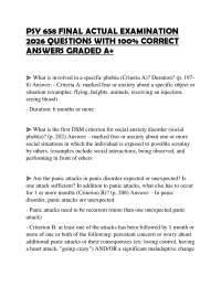 PSY 658 FINAL ACTUAL EXAMINATION 2026 QUESTIONS WITH 100% CORRECT ANSWERS GRADED A+