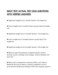 SMQT TEST ACTUAL TEST 2026 QUESTIONS WITH VERIFIED ANSWERS