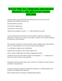 NUR 3 Pediatric Medication Administration Exam: 20+ Practice Questions 2025
