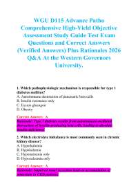 WGU D103 – Intermediate Accounting I Test Exam Questions and Correct Answers