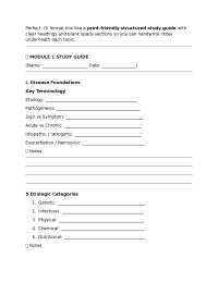 portage learning biol 331 pathophysiology module 1 exam study guide