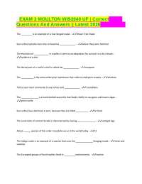 EXAM 2 MOULTON WIS2040 UF | Correct Questions And Answers || Latest 2026