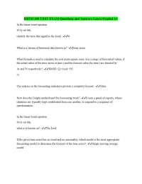 EBTM 350 TEST EXAM Questions and Answers Latest Graded A+