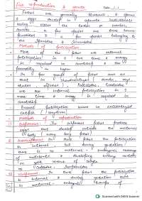 Fish Biology Notes: Reproduction and Growth Patterns