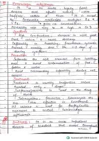 Veterinary Study Notes: Important Cattle Diseases and Managemen
