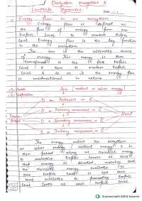 Ecosystem Energetics & Landscape Dynamics – Advanced Ecology Notes