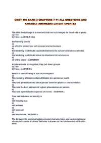 CMST 192 EXAM 3 CHAPTERS 7-11 ALL QUESTIONS AND CORRECT ANSWEERS LATEST UPDATE!!