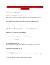 ARF TRAINING QUESTIONS WITH VALEDATED ANSWERS,