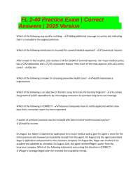 FL 2-40 Practice Exam | Correct Answers | 2025 Version