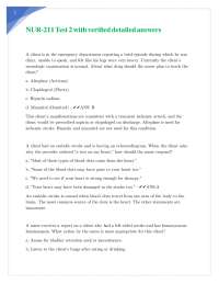 NUR-211 Test 2 with verified detailed answers