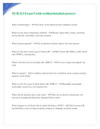 NUR 211 Exam 5 with verified detailed answers