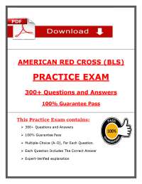 American Red Cross BLS Practice Exam (2026 / 2027) | 300+ Q&A (PDF)
