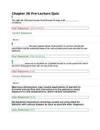 Lecture notes for Respiratory