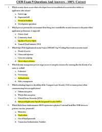 C838 Exam 9 Questions And Answers - 100% Correct